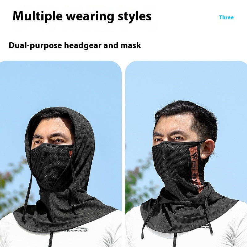 Bicycle Hood Cycling Mask Sun Protection