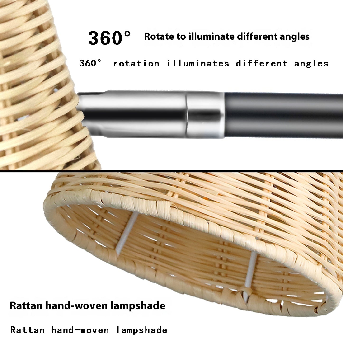 Rattan Wall Lamp Bedside Wall Lamp