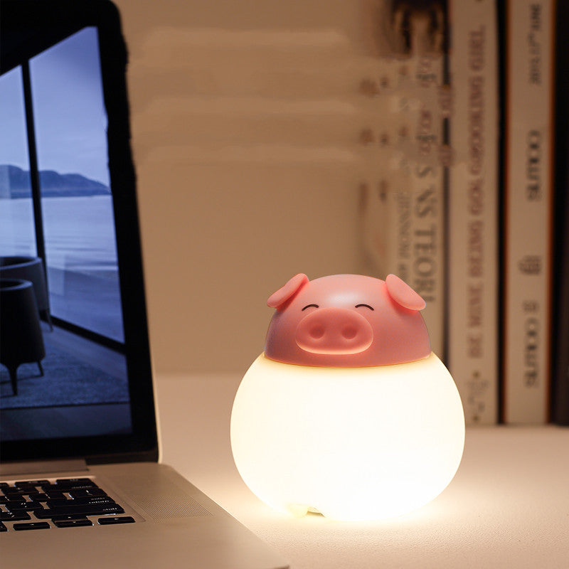 Pig Silicone Pat Lamp Bedroom